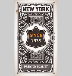 Vintage Design vector image