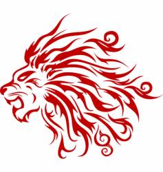 Lion vector image