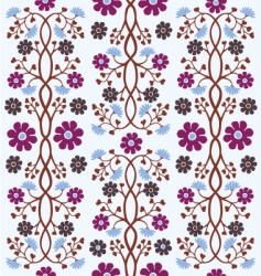 Floral seamless pattern vector image