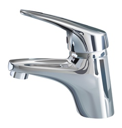 Bathroom tap vector image