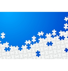 Puzzle background vector image