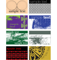 Business cards vector image