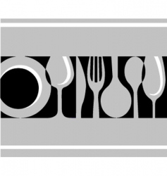 Dinning vector image
