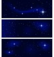 Star constellations vector image