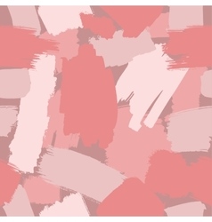 Seamless brush strokes pattern vector image