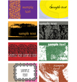 Business cards vector image