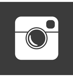 Simple photo icon vector image
