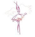 Ballet dancer vector image
