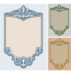 Set of frames vector image