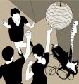 Party people vector image