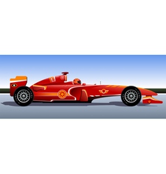 Racing bolide vector image