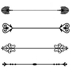 Page dividers vector image