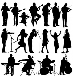 Musician vector image