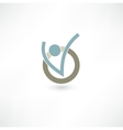 Success people icon vector image