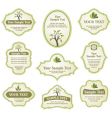 Set of labels vector image
