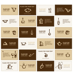 Business cards vector image
