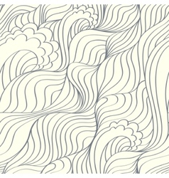 Waves abstract background vector image