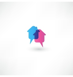 Real estate icon vector image