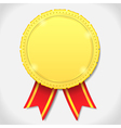 Golden Medal Golden Medal vector image