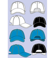 Baseball caps vector image