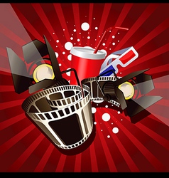 Movie vector image