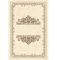 Parchment frame vector image