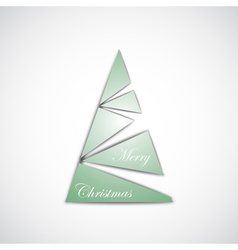 Abstract christmas tree vector image