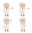 Cartoon scientist Cartoon scientist vector image