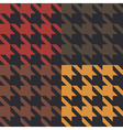 Houndstooth pattern vector image