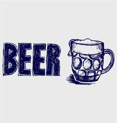 Beer vector image