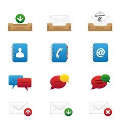 Web icons vector image