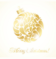 Christmas ball vector image