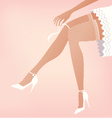 Wedding legs vector image