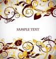 Floral background vector image