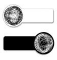 Scribble tag vector image