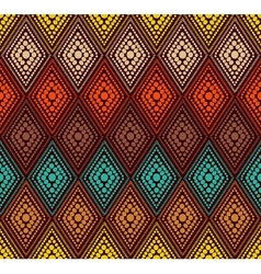 Abstract color dot geometric pattern vector image