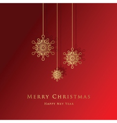 Christmas card vector image