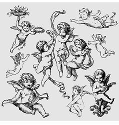 Angels vector image