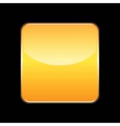 Gold button vector image