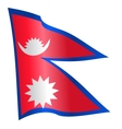 Flag of Nepal vector image
