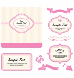 Set of design elements vector image