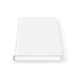 Blank book template vector image