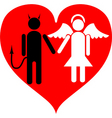 Devil vector image