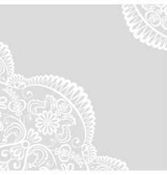 Lace border vector image
