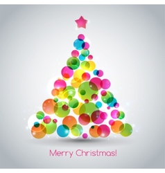 Christmas tree vector image