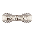 Vintage background vector image
