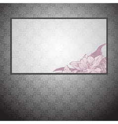Abstract background with frame vector image