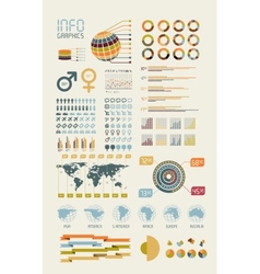 Detail infographic vector image