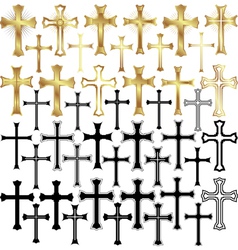 Cross vector image