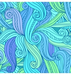 Abstract seamless hand-drawn pattern vector image